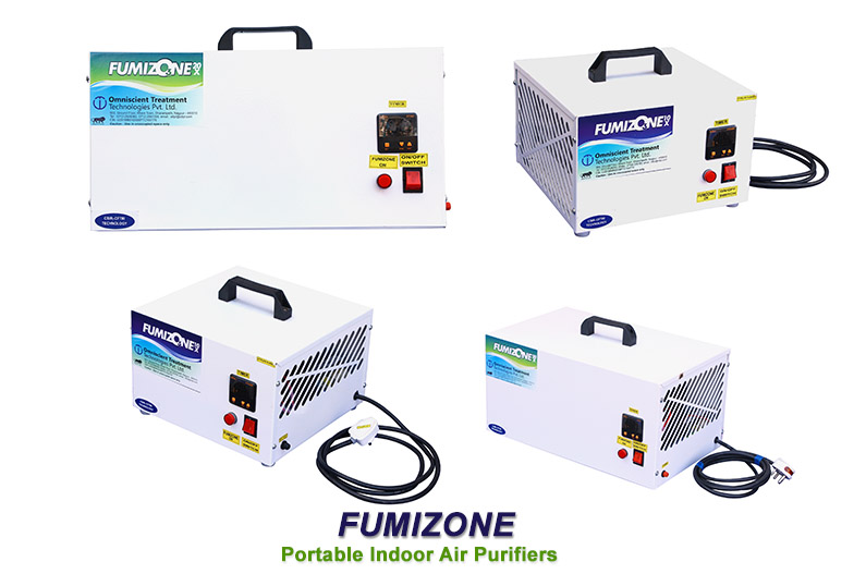 FUMIZONE - Portable Indoor Air Purifiers - Ozone Based
