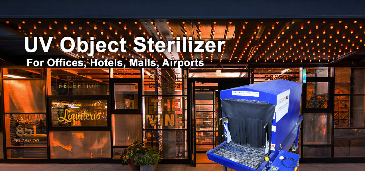 UV Object Sterilizer Conveyor System